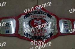 San Francisco 49ers SF Super Bowl Championship Title Belt 2MM Brass