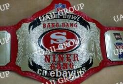 San Francisco 49ers SF Super Bowl Championship Title Belt 2MM Brass
