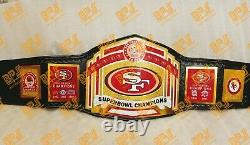 San Francisco 49ers SF Super Bowl Championship Title Belt 4mm Zinc Plates