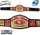 San Francisco 49ers SF Super Bowl Championship Title Replica Belt Leather strap