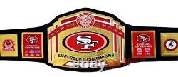 San Francisco 49ers SF Super Bowl Championship Title Replica Belt Leather strap