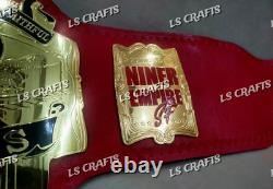 San Francisco 49ers SF Superbowl Championship Belt Adult Size 2MM Brass Plated