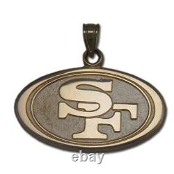 San Francisco 49ers SF in oval Pendant