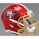 San Francisco 49ers Speed Replica Full Size Football Helmet FLASH Alternate