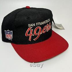 San Francisco 49ers Sports Specialties Script Snapback Hat NWT
