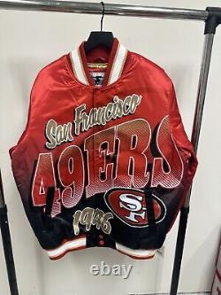 San Francisco 49ers Starter Jacket Mens Size Large NWT