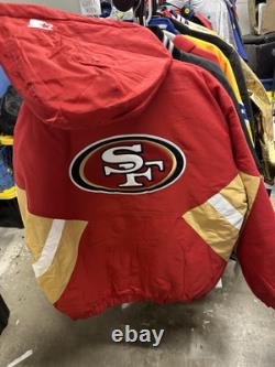 San Francisco 49ers Starter Jacket Mens Size Large NWT