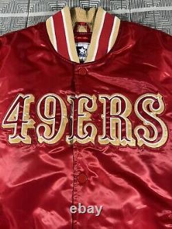 San Francisco 49ers Starter Jacket Size L