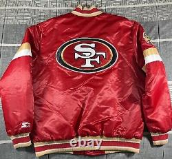 San Francisco 49ers Starter Jacket Size L