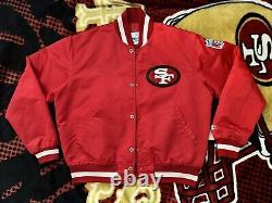 San Francisco 49ers Starter Jacket Vintage Red Excellent Condition! Size Large