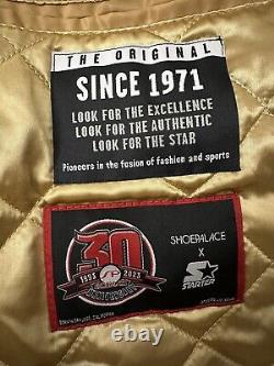 San Francisco 49ers Starter Jacket XXL Shoe Palace exclusive Gold Super Bowl