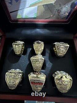 San Francisco 49ers Super Bowl & Championship Replica Rings Set Of 7