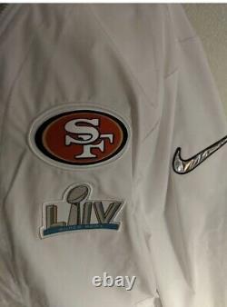 San Francisco 49ers Super Bowl LIV 100 Anniversary Full Snap Jacket Small New