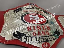 San Francisco 49ers Super Bowl NFL Football Championship Fan Belt 2mm Brass