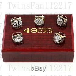 San Francisco 49ers Super Bowl Ring Set