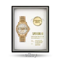 San Francisco 49ers Super Bowl Watch & Coin Gift Set Limited 50 sets MSRP $375