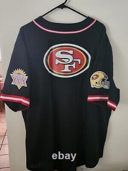 San Francisco 49ers Superbowl XXIX Baseball Jersey Size 3xlarge