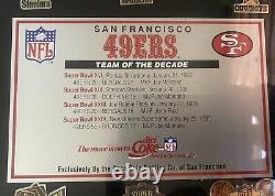 San Francisco 49ers Team Of The Decade Championship Pin Collection