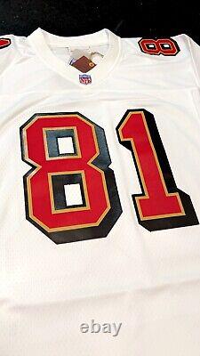 San Francisco 49ers Terrell Owens #81 Mitchell Ness White 1996 NFL Legacy Jersey