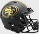 San Francisco 49ers Unsigned Eclipse Black Full Size Riddell Helmet
