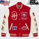 San Francisco 49ers Varsity Jacket Football-NFL Wool Varsity Jacket FREE SHIPP