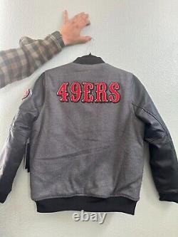 San Francisco 49ers Varsity Jacket Men's Size Large