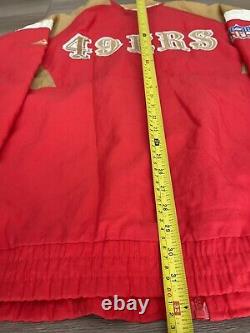 San Francisco 49ers Vintage Apex One Jacket NFL 90s Puffer Lightweight Size XXL