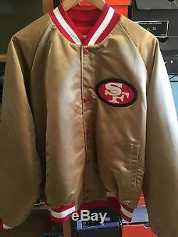 San Francisco 49ers Vintage Chalk Line Gold Jacket XXL
