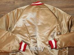 San Francisco 49ers Vintage Chalk Line NFL Football Jacket XL Authentic Sewn