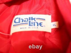 San Francisco 49ers Vintage Chalk Line NFL Football Jacket XL Authentic Sewn