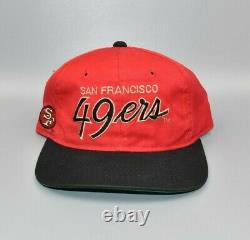 San Francisco 49ers Vintage Sports Specialties Script The Twill Snapback Cap Hat