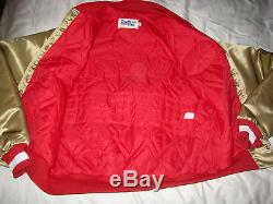 San Francisco 49ers Vtg Starter Chalkline Champion Jacket-all Sewn-rare-nwot- M