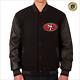 San Francisco 49ers Wool & Leather Jacket