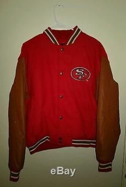 San Francisco 49ers Wool Letterman Style Jacket LOGO ATHLETIC Vintage XL