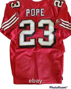 San Francisco 49ers marquez pope wilson jersey 46 authentic proline vtg sewn