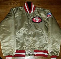 San Francisco 49ers starter jacket reversible size large rare