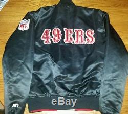 San Francisco 49ers starter jacket reversible size large rare