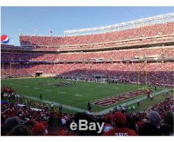 San Francisco 49ers vs Browns Tickets 10/07/19 -Santa Clara Sec 131 with parking