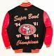 San Francisco 5 Time Super Bowl Championship Jacket Size XL