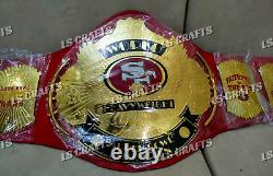 San Francisco SF 49ers American Football Championship Belt 2MM Br