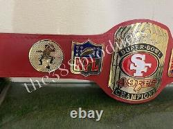 San Francisco SF 49ers Super Bowl Championship American Football NFL Belt