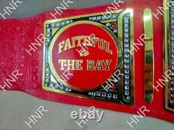 San Francisco SF 49ers Super Bowl Championship Belt Adult Size Leather Title