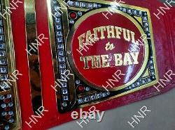 San Francisco SF 49ers Super Bowl Championship Belt Adult Size Leather Title