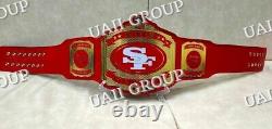 San Francisco SF 49ers Super bowl Championship Replica belt Adult size 2MM Brass