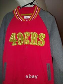San francisco 49ers mitchell and ness jacket XL