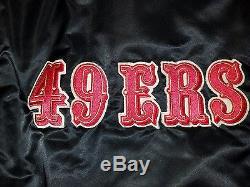 San francisco 49ers starter jacket xxxl tall black