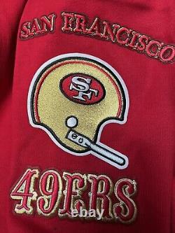 Size Large SAN FRANCISCO 49ERS RETRO CLASSIC HOODIE
