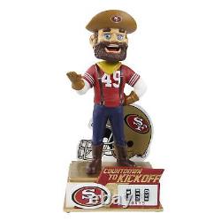 Sourdough Sam San Francisco 49ers Countdown to Kickoff Bobblehead NFL