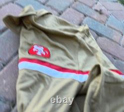 Starter NFL Vintage San Francisco 49ers Gold XL Jacket windbreaker stripes NFL
