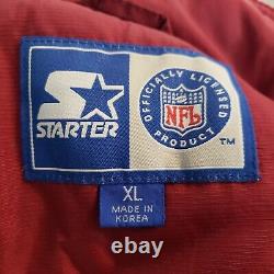 Starter Rare NFL Vintage 90s San Francisco 49ers Bomber Jacket Size XL